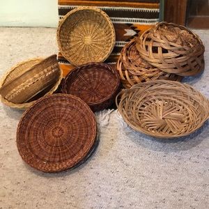 Assorted woven Baskets